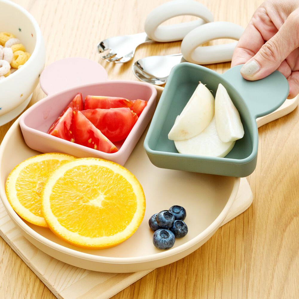 dear BABY ディアベビー くまちゃんデザインプレート 仕切りプレート2