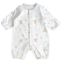 日本製ちびオール スムス くま柄 ナチュラル&times;50-60cm