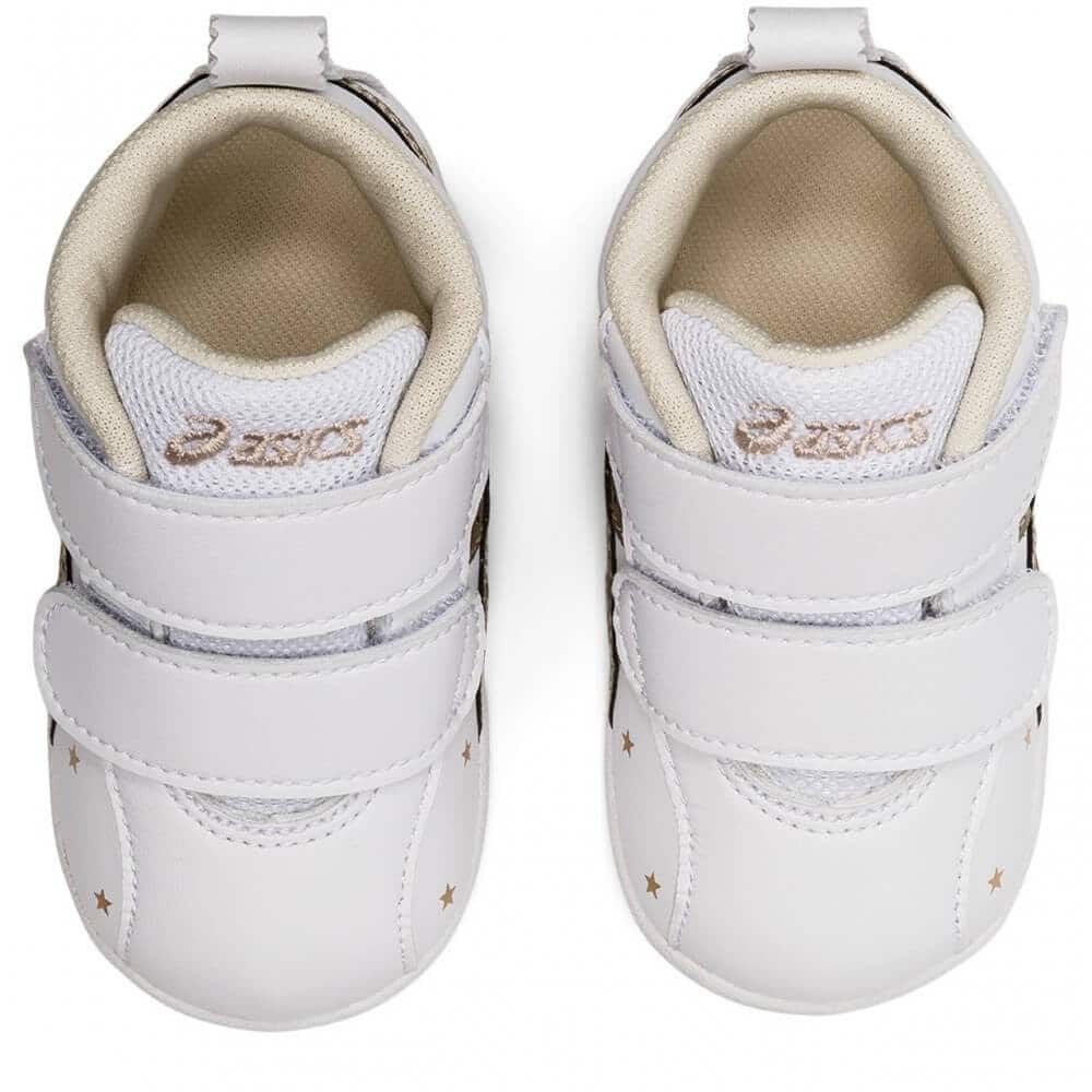 ASICS アシックス スクスク アミュレ ファースト SL(ホワイト/ゴールド