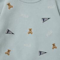 POLO BCS フラッグ刺繍トレーナー エメラルド×80cm ベビーザらス限定