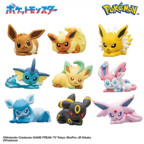 びっくらたまご ポケットモンスター イーブイフレンズフィギュアコレクション／～ゆったりタイム～ 【種類ランダム】
