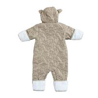 ジャンプスーツ くまみみ クマ柄 ミディアムベージュ×70cm ベビーザらス限定