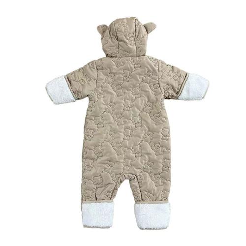 ジャンプスーツ くまみみ クマ柄 ミディアムベージュ×70cm ベビーザらス限定