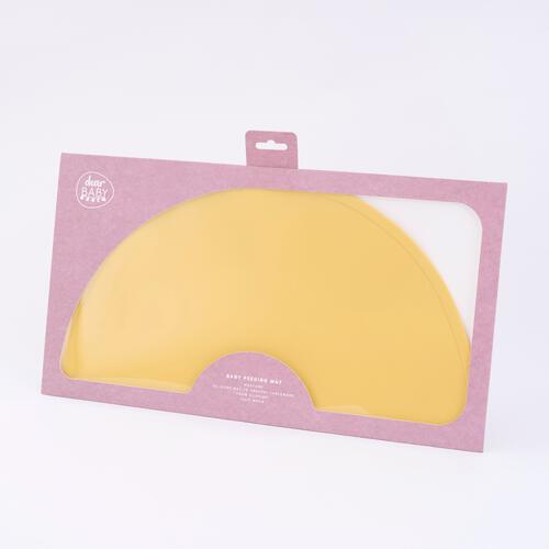 dear BABY ディアベビー お食事マット ハーフムーン マスタード ベビーザらス限定