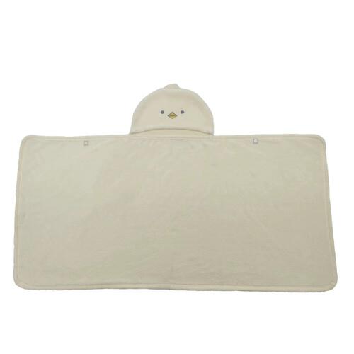 湯上がりタオル ひよこ イエロー