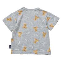 POLO BCS クマ総柄半袖Ｔシャツ グレー&times;80cm ベビーザらス限定