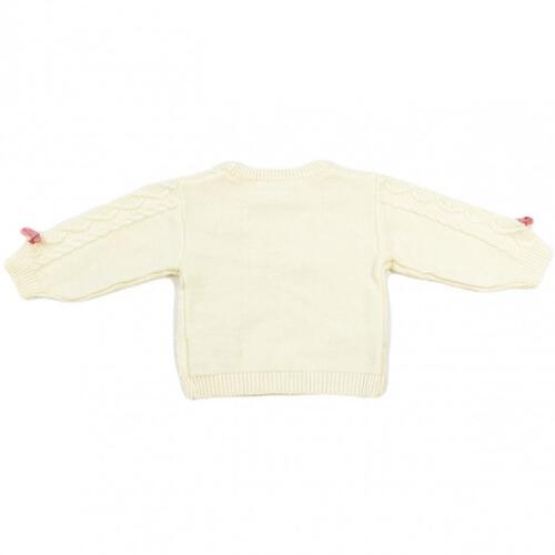 sophitica リボンニットプルオーバー オフホワイト×80cm