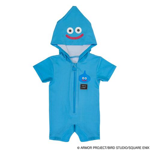 ドラクエベビー＆キッズ スライムなりきり水着 ブルー&times;80cm