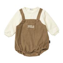 POLO BCS カットコールボディスーツ モカチャ×70cmベビーザらス限定