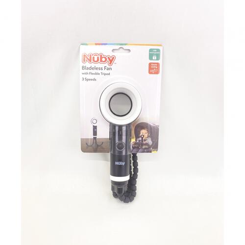 NUBY ブレードレスファン 簡単取り付け 扇風機 保冷ひんやりグッズ