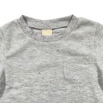 sophitica ワッフルカラフルネップTシャツ グレー&times;80cm