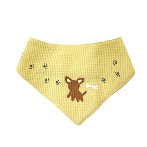 【ベビー×ペットコレクション】スタイ 3枚組 イヌ バンダナ型