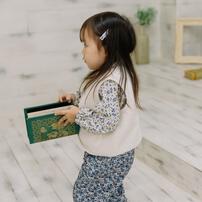 【FirstCloset×mioさん】ボアベスト オフホワイト×95cm