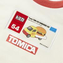 【TOMICA kie_158さんプロデュース】TOMICA トミカ 長袖トレーナー 前後着用デザイン ブルー×110cm
