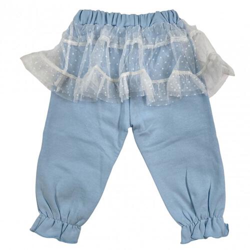 【Sophitica × tsumashi1118さん】Disney アナと雪の女王 裏毛チュールパンツ ブルー×130cm ベビーザらス限定