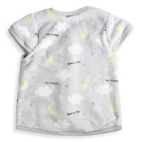 パジャマベスト フリース 雲柄 グレー×80-95cm ベビーザらス限定