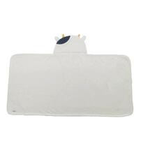 湯上りタオル ウシ ホワイト