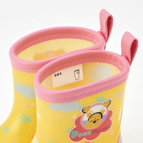 レインブーツ くまのプーさん イエロー×15cm