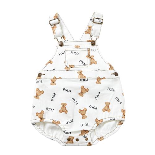 POLO BCS サロペットロンパース オフホワイト&times;80cm ベビーザらス限定 赤ちゃん 出産準備 出産祝い ベビー服 子供服