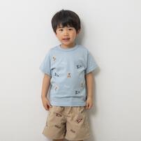 POLO BCS ロゴクマ総柄Ｔシャツ グリーン&times;110cm ベビーザらス限定