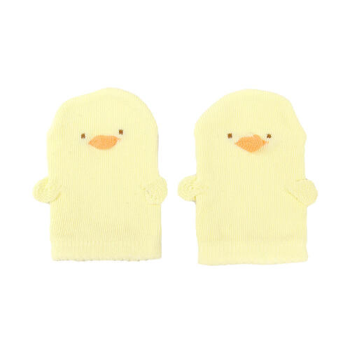 日本製 新生児ジャストサイズミトン（ヒヨコ） ベビーザらス限定