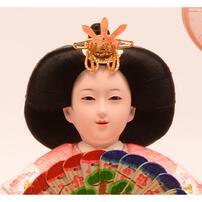 【雛人形】ケース飾り 親王飾り「桜リボン金ぼかし」(322590)ひな人形 ひな祭り お雛様 おしゃれ【メーカー直送】