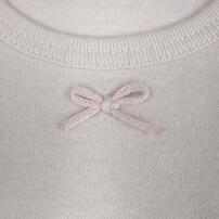 長袖シャツ肌着2枚組 スムス ケーキハート ピンク×90cm