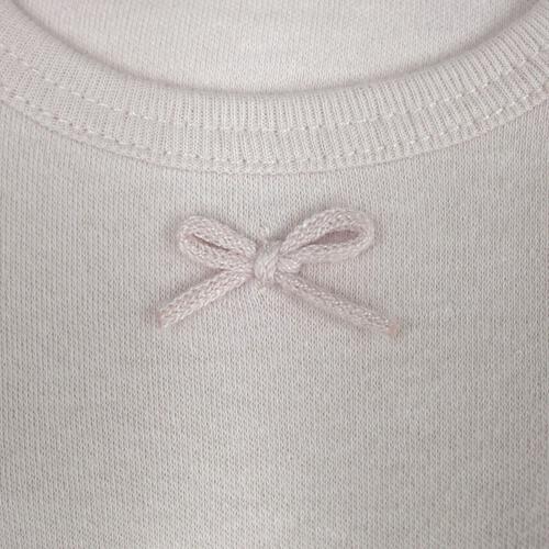 長袖シャツ肌着2枚組 スムス ケーキハート ピンク×90cm