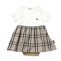 POLO BCS ギャザースカートロンパース オフホワイト&times;70cm