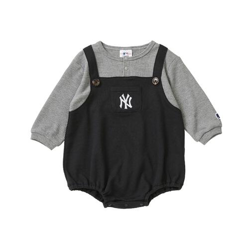 MLB サロッペットドッキングボディスーツ ヤンキース グレー×80cm ベビーザらス限定