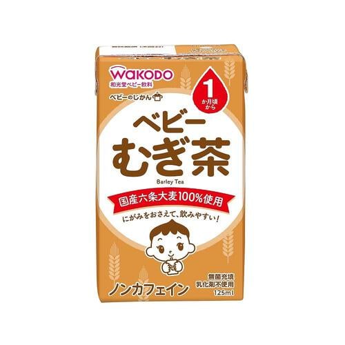 和光堂 ベビーのじかん むぎ茶 125ml×3本 【ベビー飲料】【1ヶ月～】