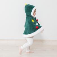 クリスマス ツリーマント コスチューム キッズ ベビー サンタクロース コスチューム 子供 衣装 ベロア ベビーザらス限定