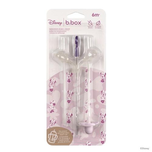 b.box ビーボックス シッピーカップ専用スペアストロー／クリーナーセット ディズニー ミニー