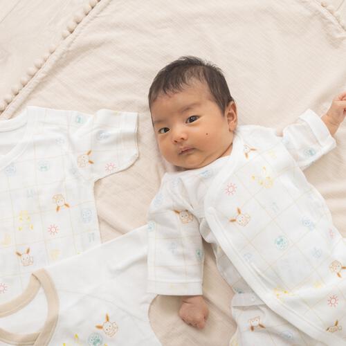 monpoke モンポケ 新生児肌着3点セット