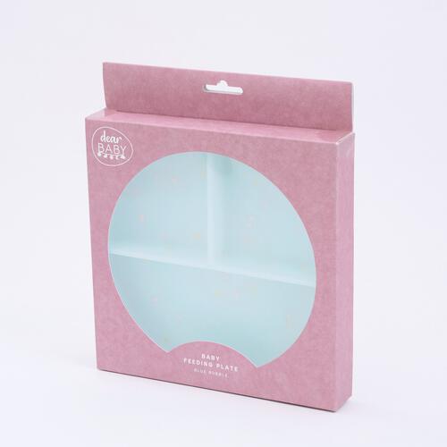 dear BABY ディアベビー ベビーお食事プレート 仕切りあり (ブルーバブル) ベビーザらス限定