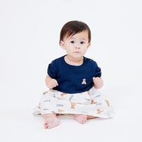 POLO BCS ギャザースカートロンパース ネイビー&times;80cm  ベビーザらス限定