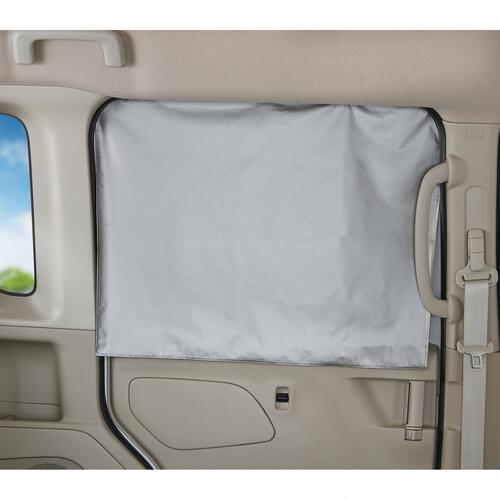 車用遮夏サイドカバー2枚組 取付簡単 日よけ 日焼け止め UVカット 遮光 遮熱 断熱 保冷ひんやりグッズ