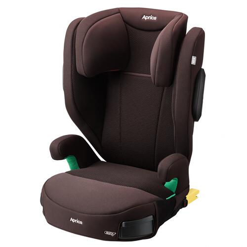 Aprica アップリカ ライドクルー ISOFIX AC (ブラウン) ジュニアシート ブースターシート ISOFIX固定 3歳半頃～12歳頃まで