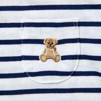 POLO BCS ボーダー半袖ボディスーツ ネイビー&times;80cm ベビーザらス限定 赤ちゃん 出産準備 出産祝い ベビー服 子供服