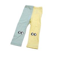 FirstCloset 半袖ロンパース レギンス付き ワッフル&times;天竺 お目目 ナチュラル&times;70cm