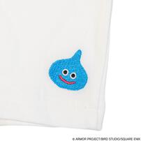 ドラクエベビー＆キッズ 刺繍半袖ロンパース スライム ホワイト&times;80cm