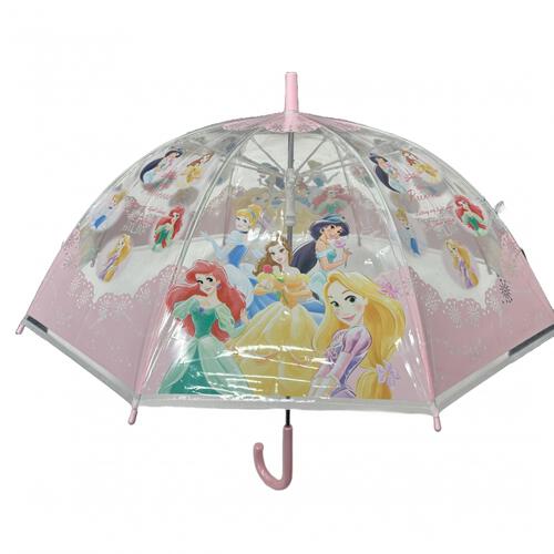 Disney ディズニープリンセス ビニール傘 キッズ傘 子ども傘 50cm