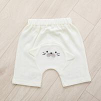 モンキーパンツ ワッフル アザラシ ナチュラル&times;90cm