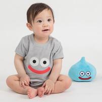 ドラクエベビー＆キッズ パイル半袖ボディスーツ メタルスライム(グレー×80cm) ベビーザらス限定