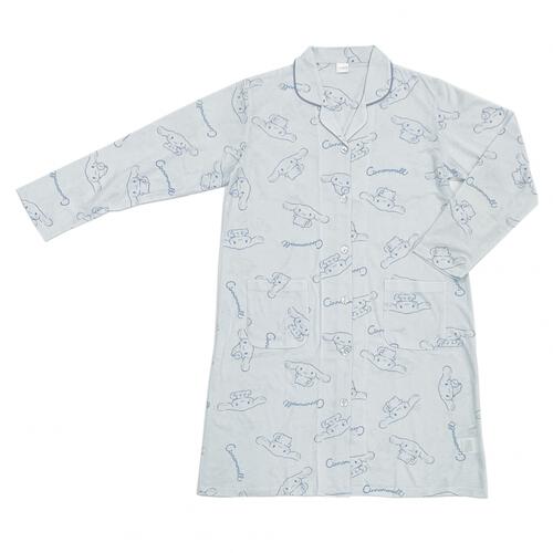 サンリオ 長袖パジャマ シナモロール サックス×M-L