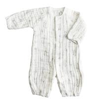 新生児2WAYドレス 多重ガーゼ ウサギ(ホワイト×50-70cm)  ベビーザらス限定