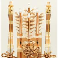 【破魔弓】白木木目調アクリルかぶせケース「桜樹」11号（209146）【メーカー直送】