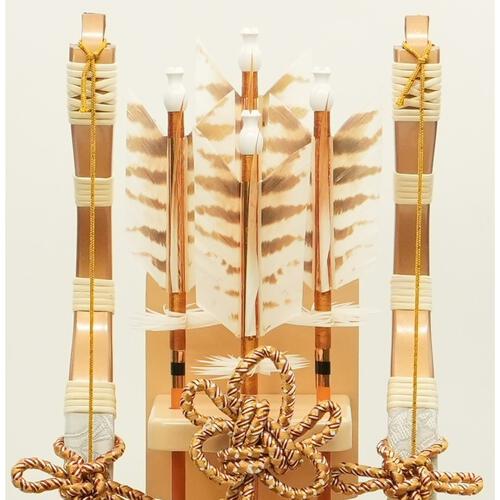 【破魔弓】白木木目調アクリルかぶせケース「桜樹」11号（209146）【メーカー直送】