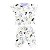 アンパンマン だだんだん総柄半袖パジャマ メッシュ グレー&times;110cm