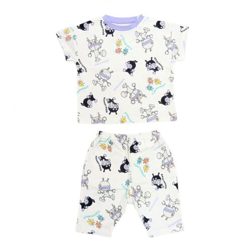 アンパンマン だだんだん総柄半袖パジャマ メッシュ グレー&times;110cm